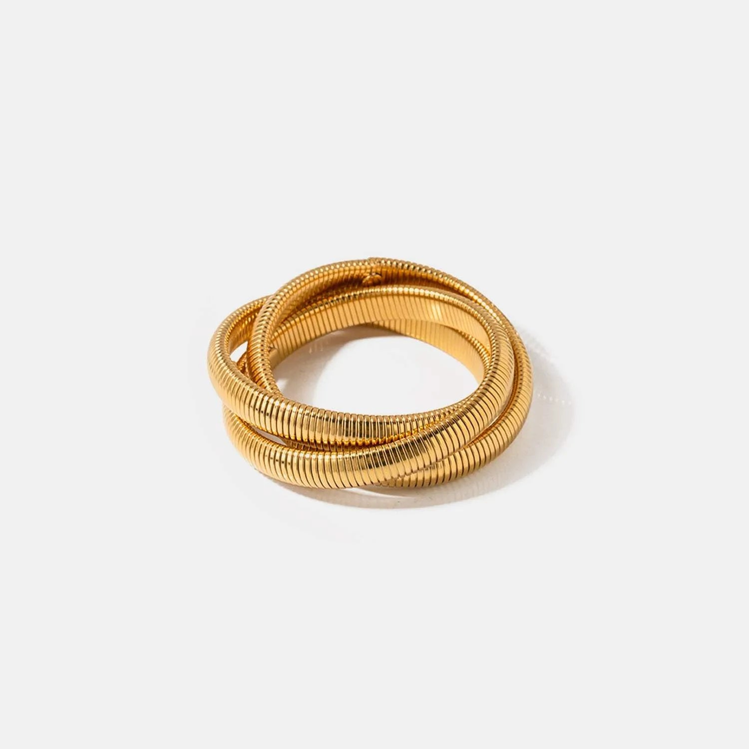 Triple Intertwined Snake Stretch Bracelet Bracelets - Tophatter Daily Deals